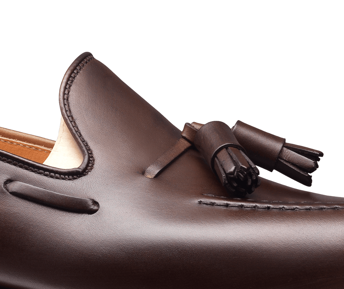 Cavendish Dark Brown Burnished Calf