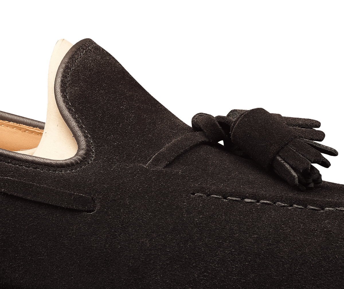 Cavendish Black Calf Suede
