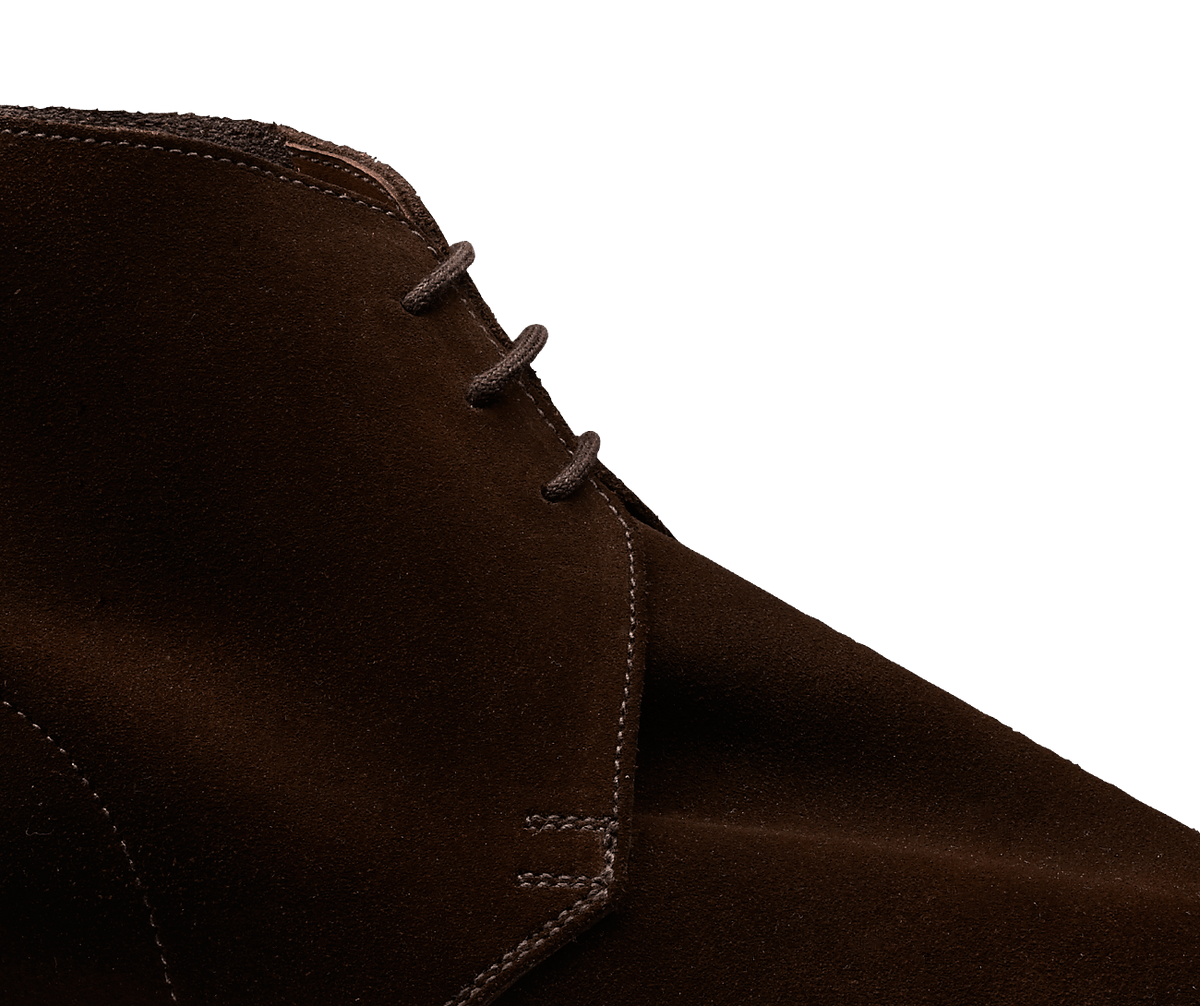 Chukka Dark Brown Suede