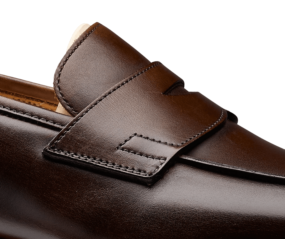 Crawford Dark Brown Antique Calf