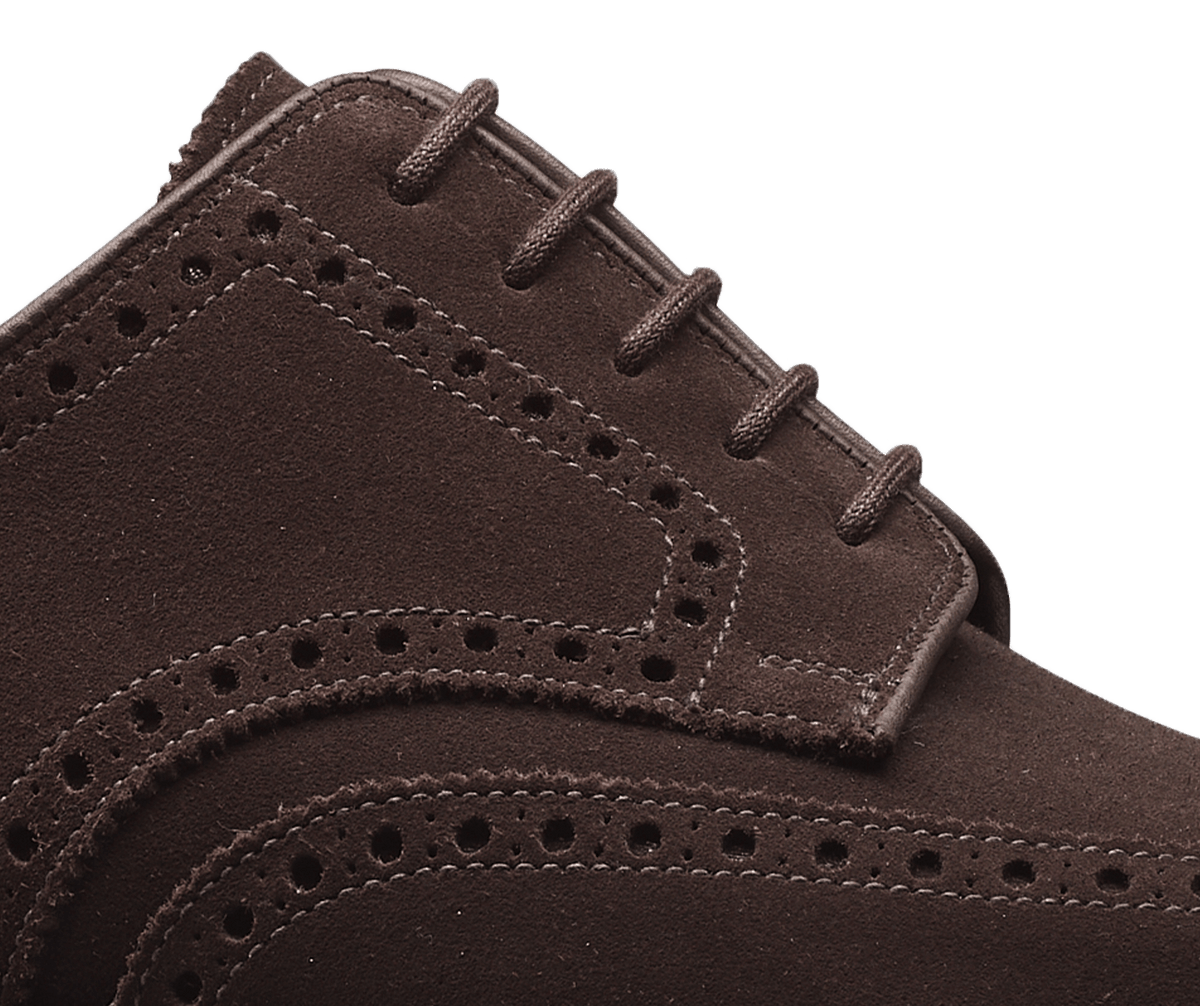 Pembroke Dark Brown Suede