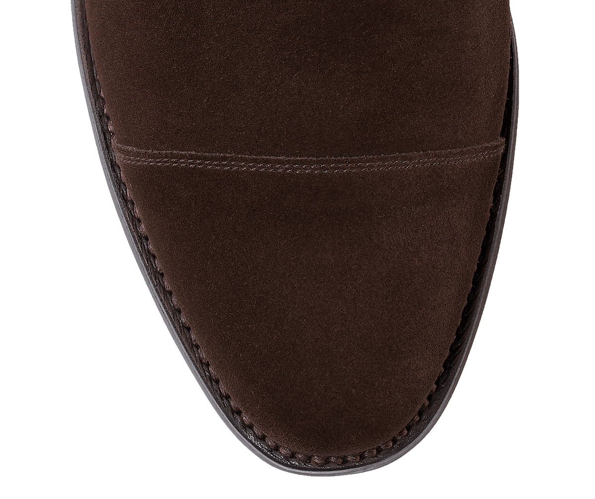 Lowndes 4 Dark Oak Suede