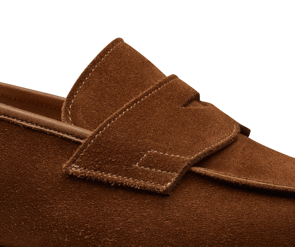 Cadogan Tobacco Calf Suede