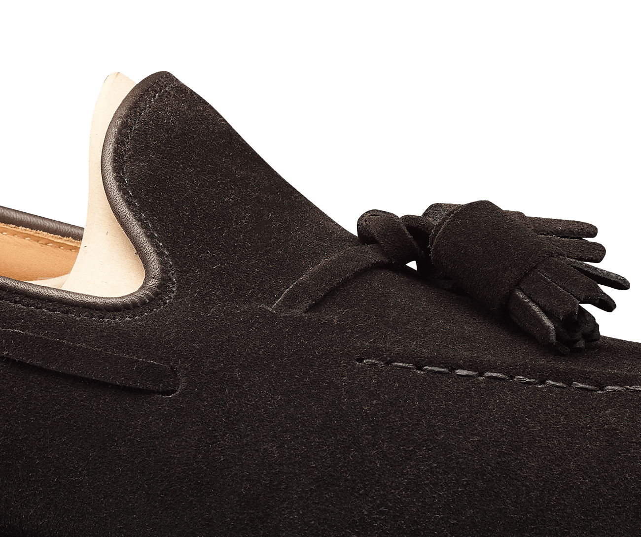 Cavendish Black Calf Suede
