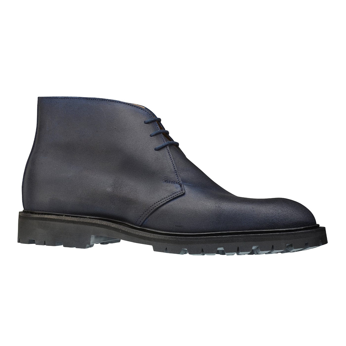 Chepstow 4 Navy Rough-Out Suede