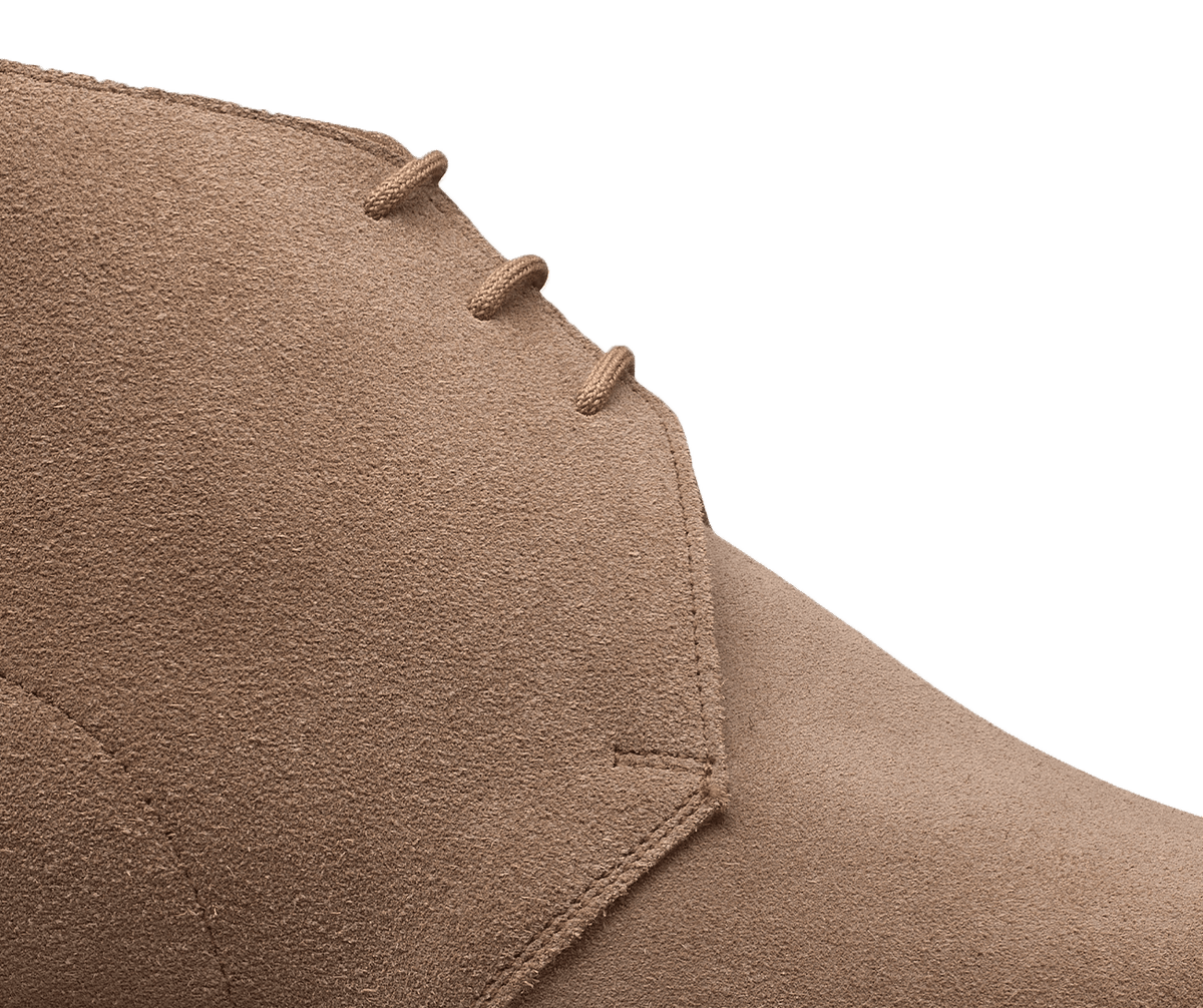 Chukka 4 Taupe Reverse Butt Suede