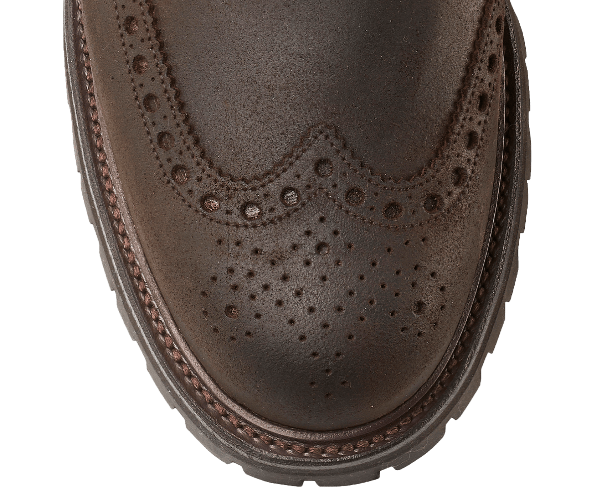 Islay Dark Brown Rough-Out Suede