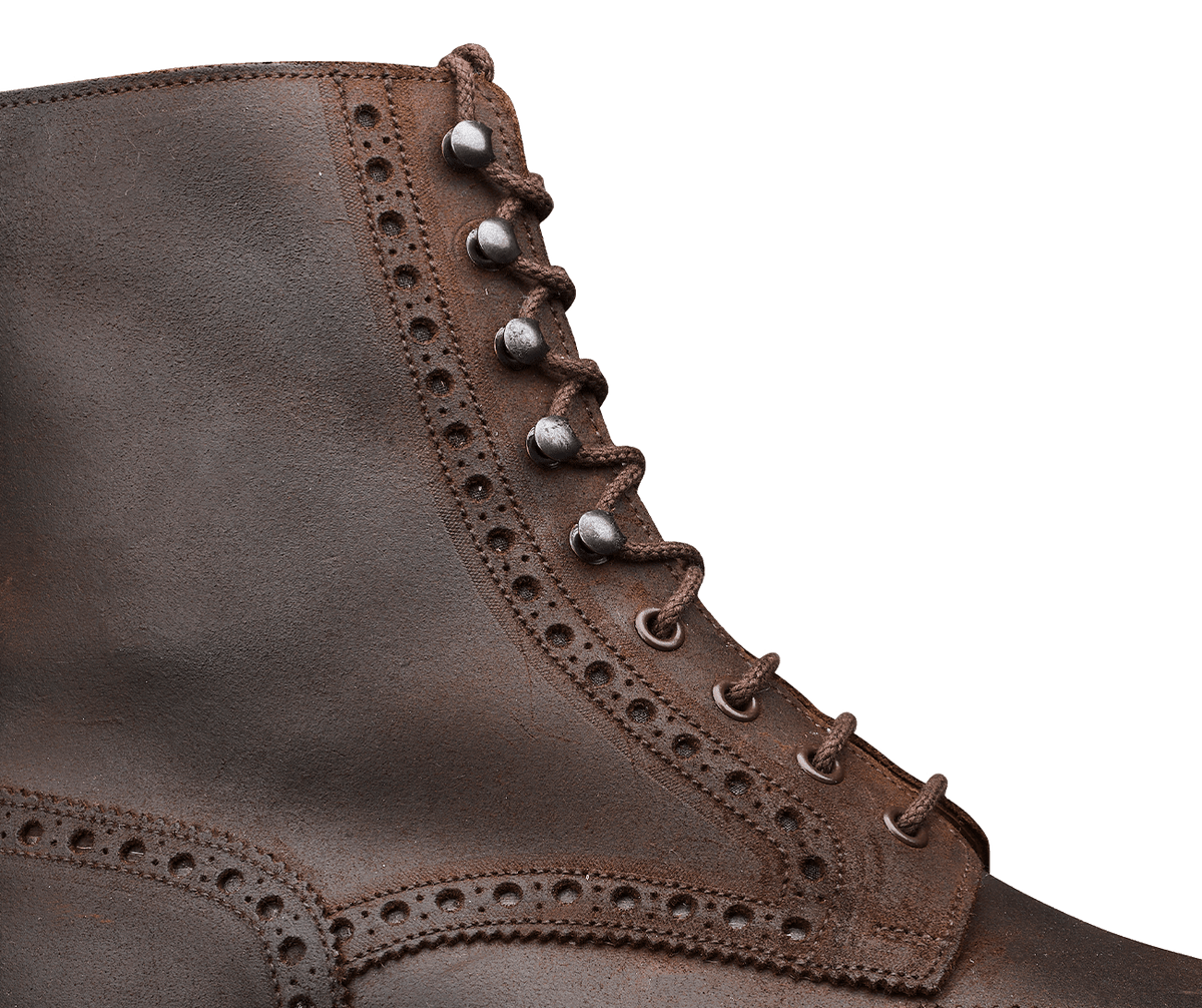 Islay Dark Brown Rough-Out Suede