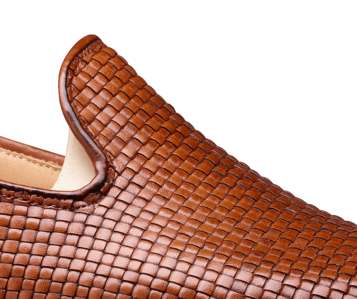 Kensington Tan Woven Calf