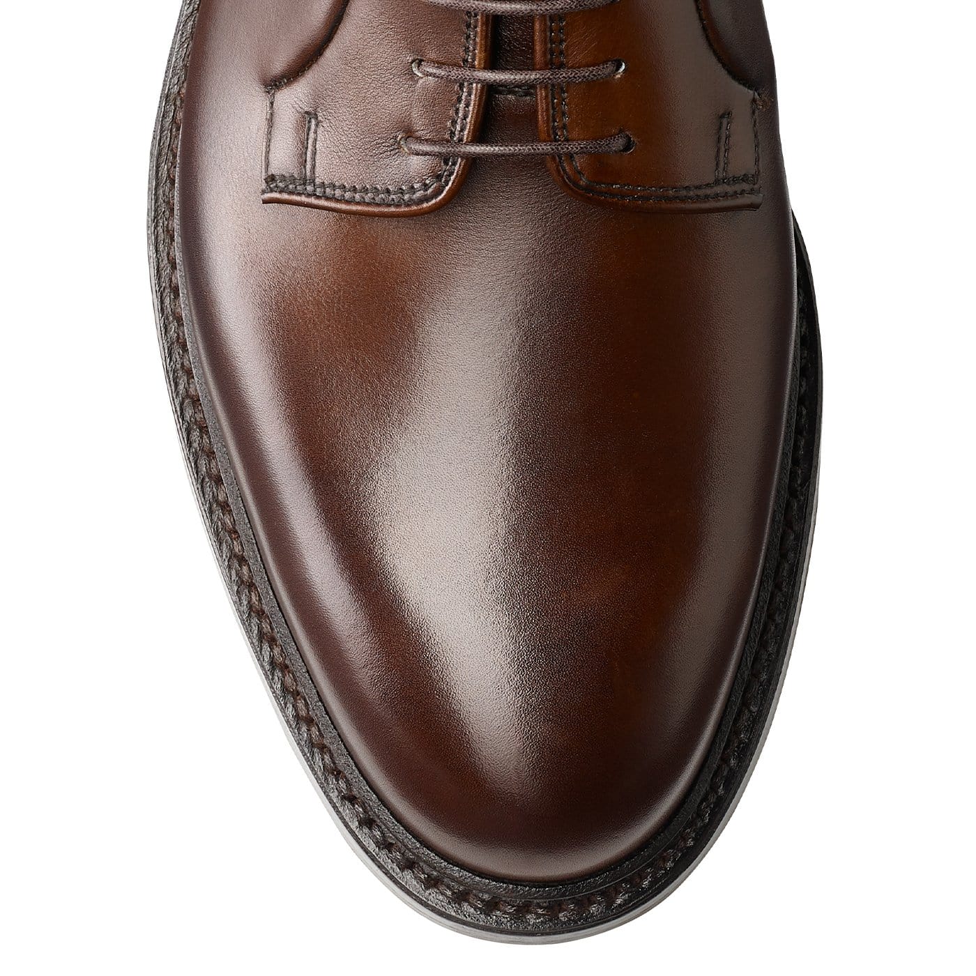 Lanark 3 Dark Brown Burnished Calf