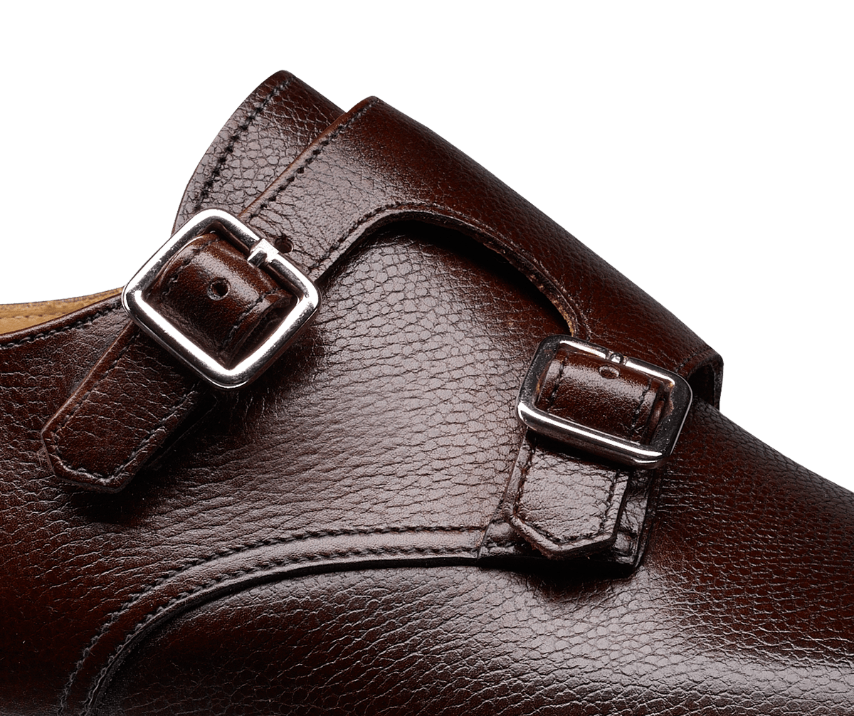 Lowndes Dark Brown Pebble Grain