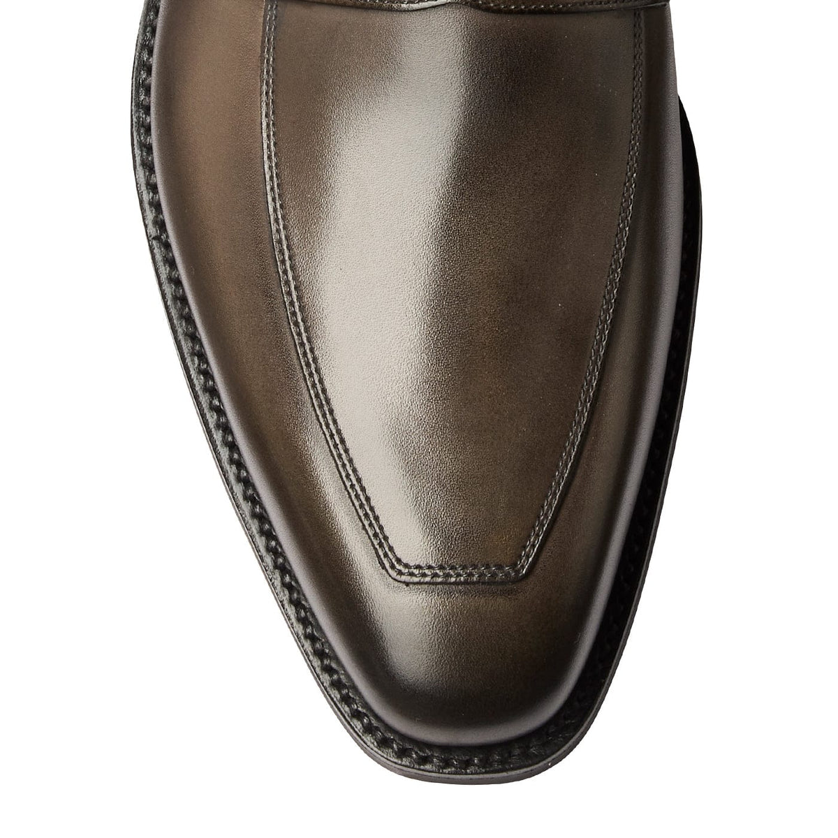 Merton Grey Burnished Calf