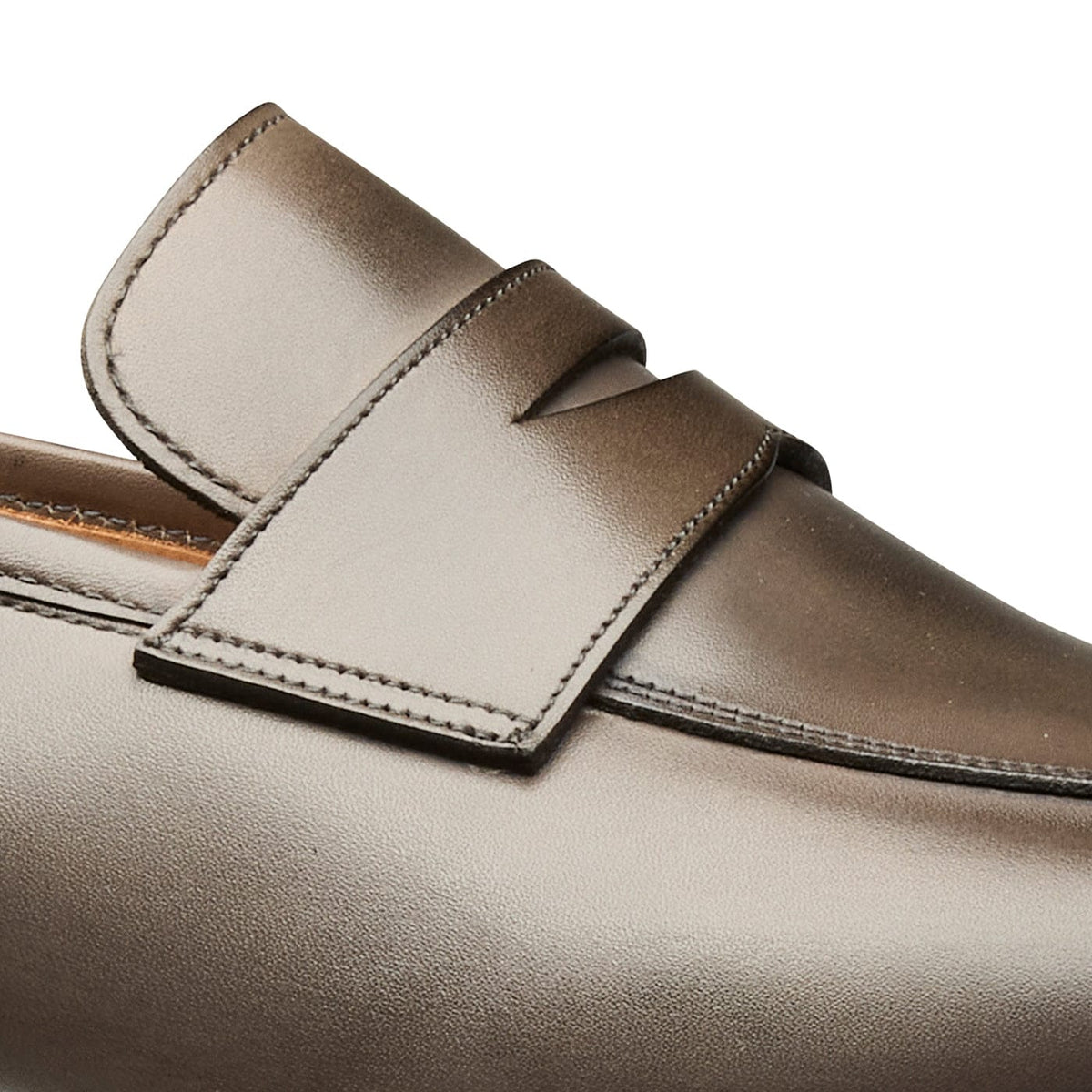 Merton Grey Burnished Calf