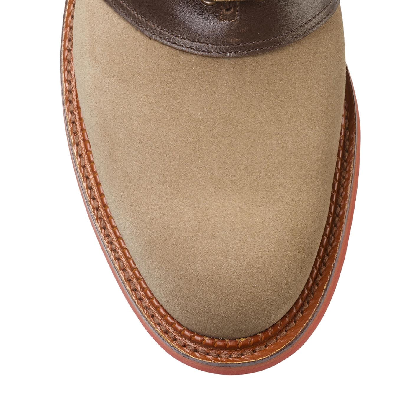 Penn Khaki Suede &amp; Dark Brown Wax Calf