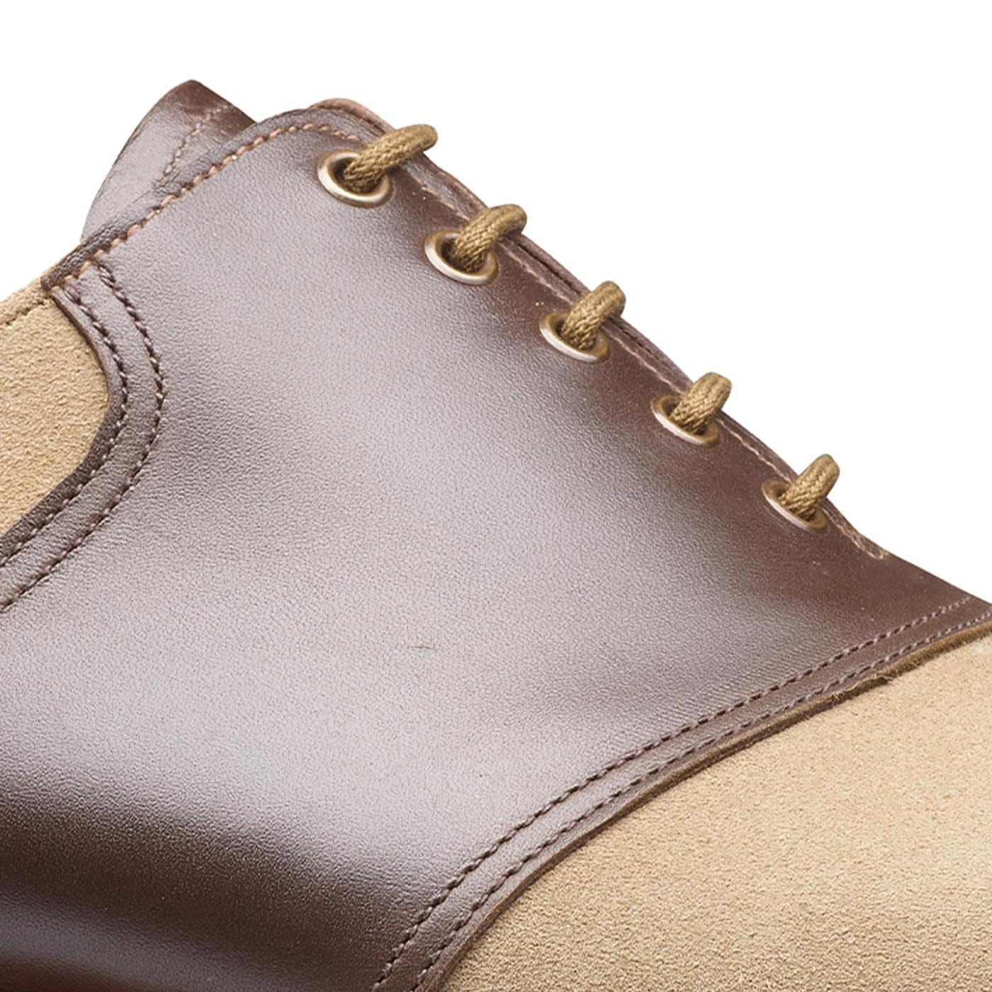 Penn Khaki Suede &amp; Dark Brown Wax Calf