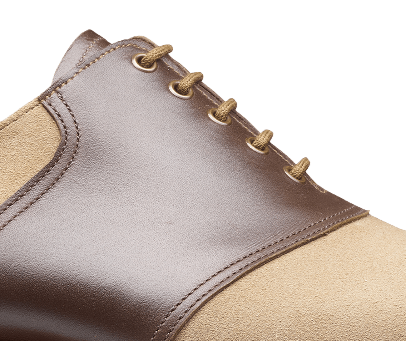 Penn Khaki Suede &amp; Dark Brown Wax Calf