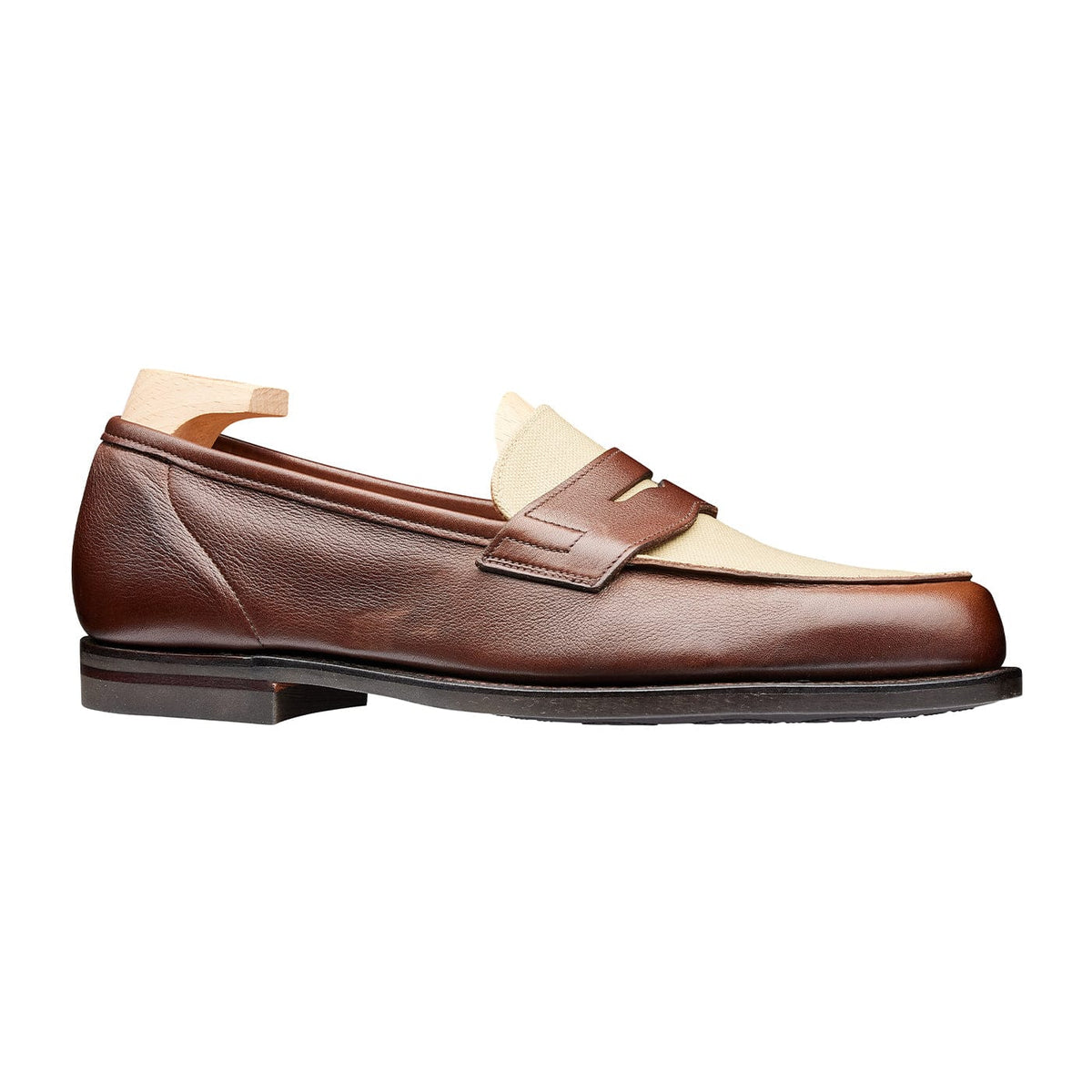 Richmond 2 Walnut Milled Calf & Stone Canvas