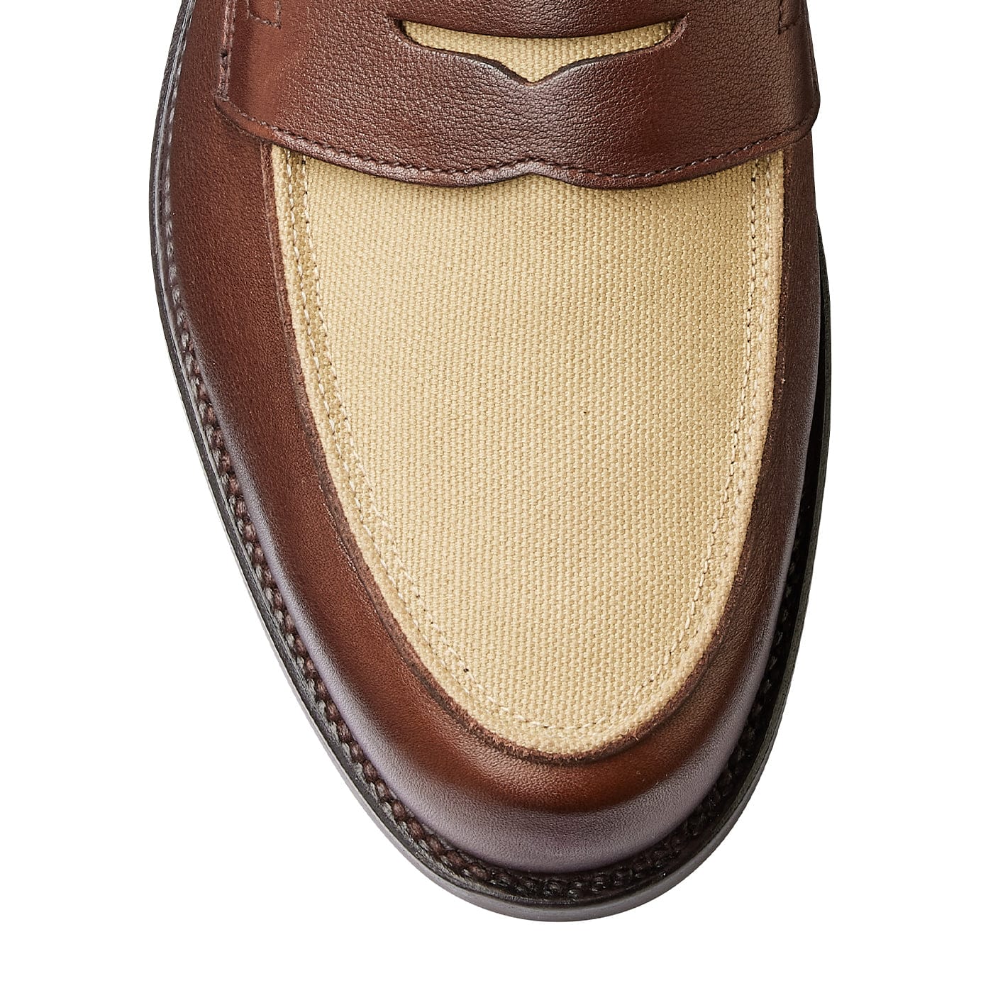 Richmond 2 Walnut Milled Calf &amp; Stone Canvas