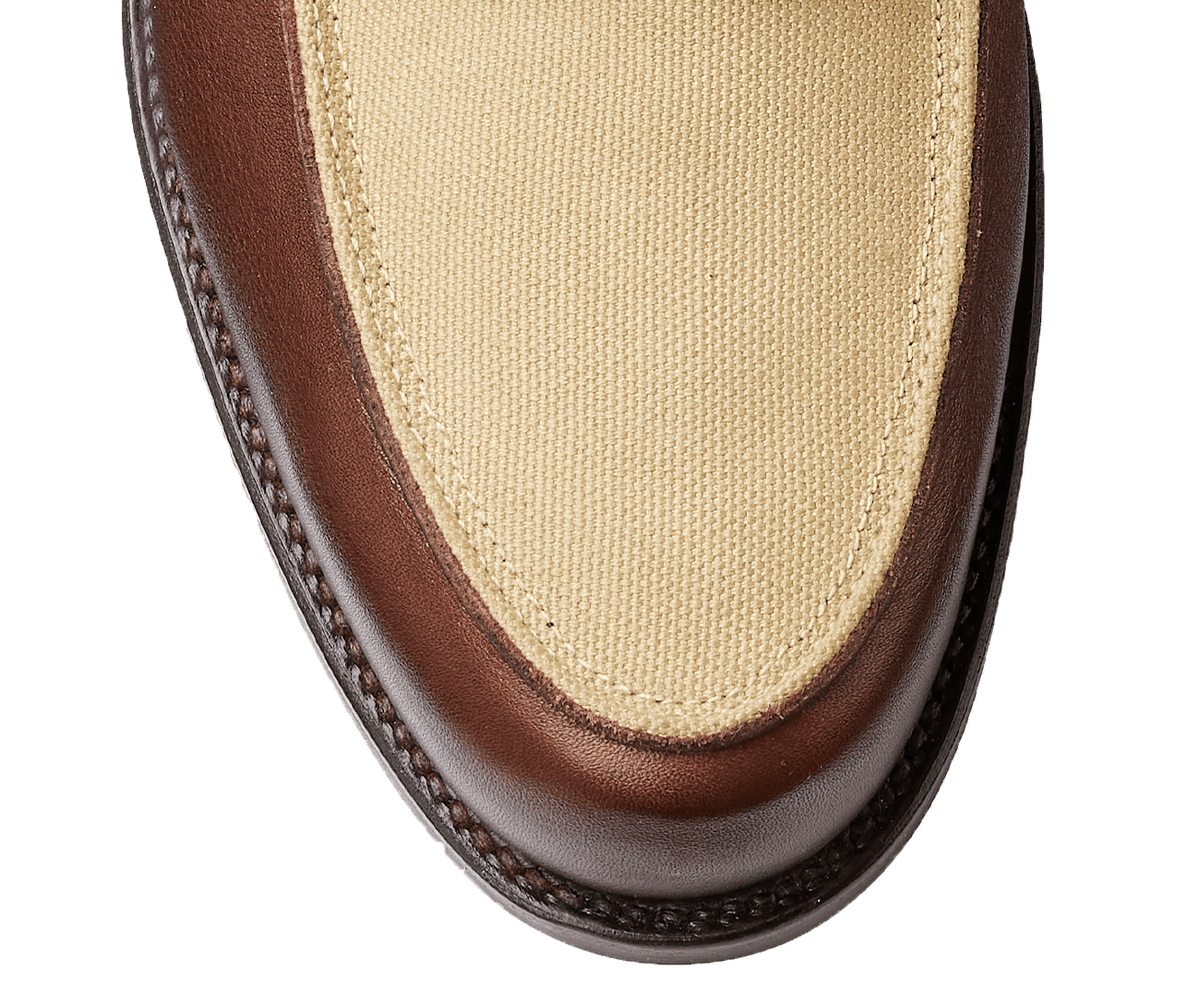 Richmond 2 Walnut Milled Calf & Stone Canvas