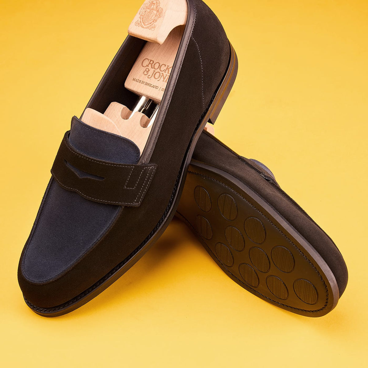 Richmond 2 Black & Ocean Suede