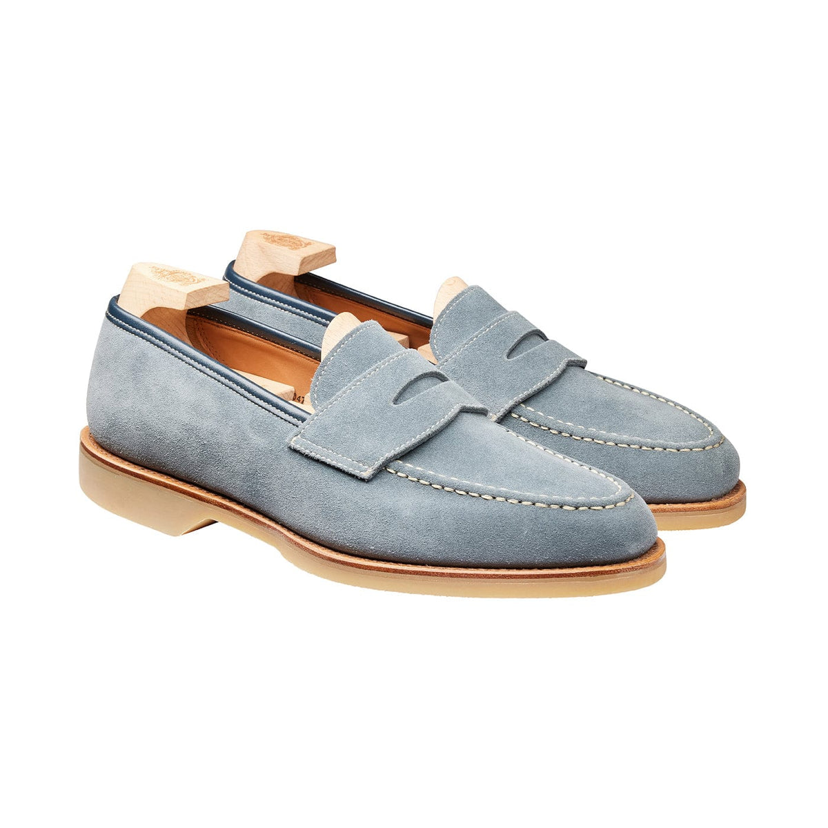 Sorrento Pastel Blue Suede