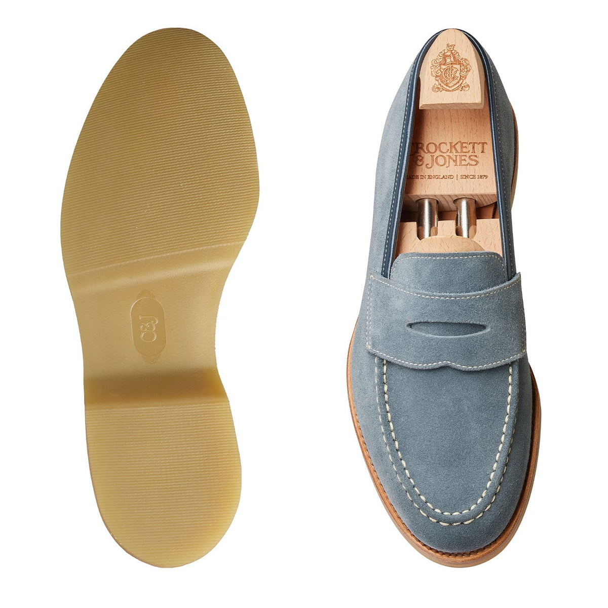 Sorrento Pastel Blue Suede