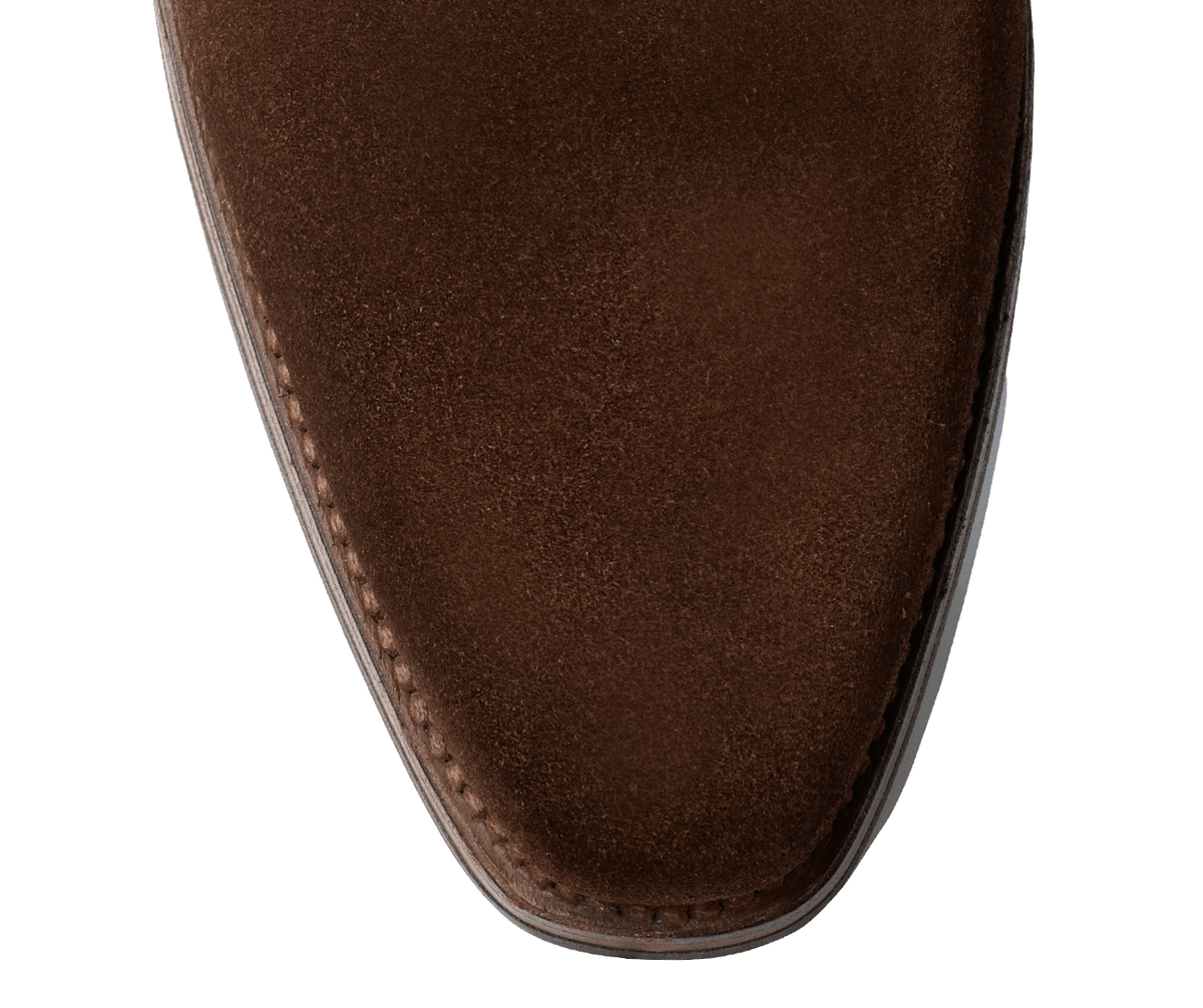 Tetbury Dark Brown Suede